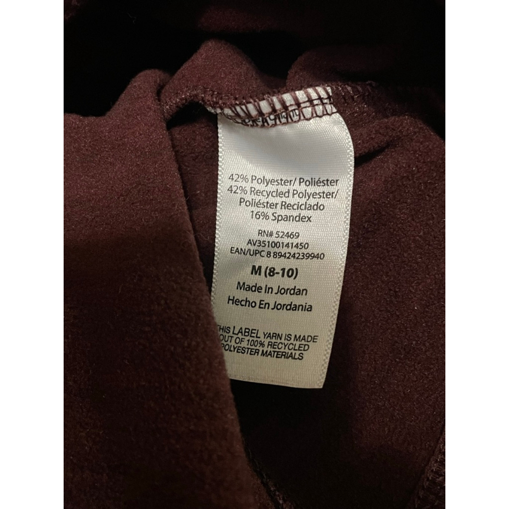 Women's Avia Long Sleeve burgundy lightweight pullover jacket! P - Picture 4 of 6
